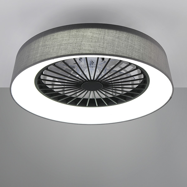 Trio Plafondventilator met LED lamp | Farsund | Ø 48.5 cm | 2700-6500K | Grijs | 30W | Trio Lighting  LTR00729 - 2