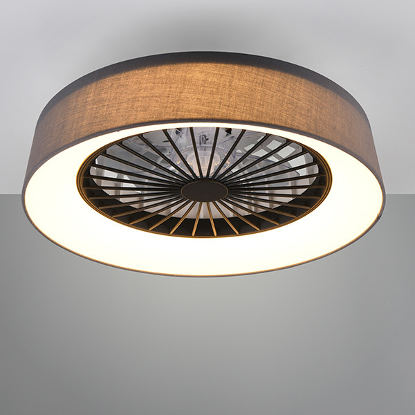 Trio Plafondventilator met LED lamp | Farsund | Ø 48.5 cm | 2700-6500K | Grijs | 30W | Trio Lighting  LTR00729 - 3