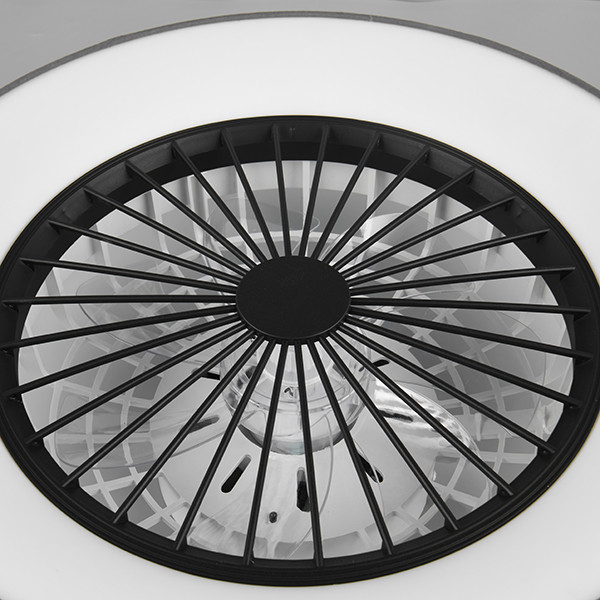 Trio Plafondventilator met LED lamp | Farsund | Ø 48.5 cm | 2700-6500K | Grijs | 30W | Trio Lighting  LTR00729 - 4