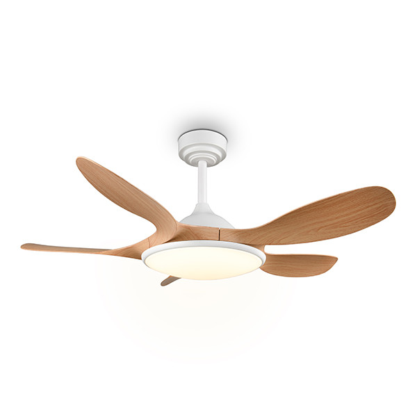 Plafondventilator met LED lamp | Flen | Ø 108 cm | 2700-6500K | Hout | 24W | Trio Lighting LTR00846 - 1