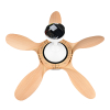 Plafondventilator met LED lamp | Flen | Ø 108 cm | 2700-6500K | Hout | 24W | Trio Lighting LTR00846 - 4