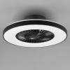 Trio Plafondventilator met LED lamp | Halmstadt | Ø 58 cm | 2700-6500K | Zwart | 38W | Trio Lighting  LTR00726 - 1
