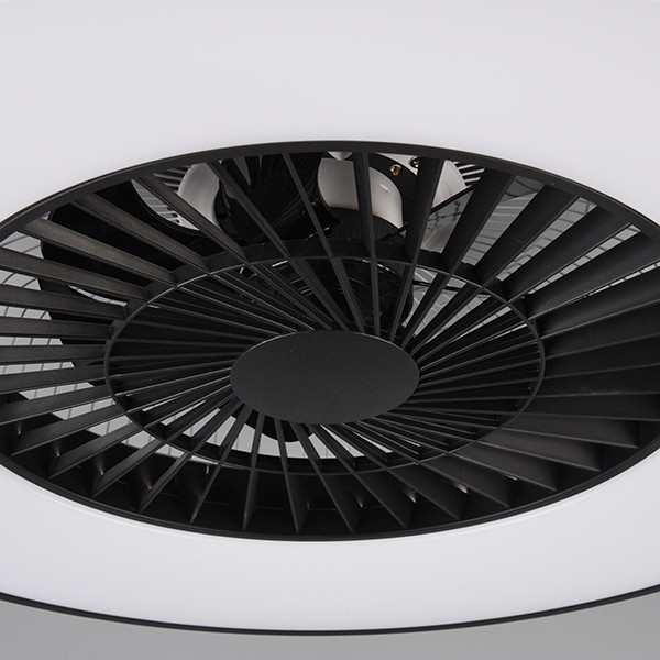 Trio Plafondventilator met LED lamp | Halmstadt | Ø 58 cm | 2700-6500K | Zwart | 38W | Trio Lighting  LTR00726 - 3