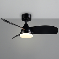 Trio Plafondventilator met LED lamp | Helsinki | Ø 90 cm | 2700-6000K | Zwart | 20W | Trio Lighting  LTR00719