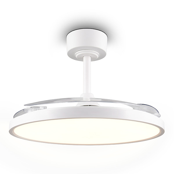Plafondventilator met LED lamp | Kasfjord | Ø 106.5 cm | 2700-6500K | Inklapbare bladen | Wit | 30W | Trio Lighting LTR00858 - 2