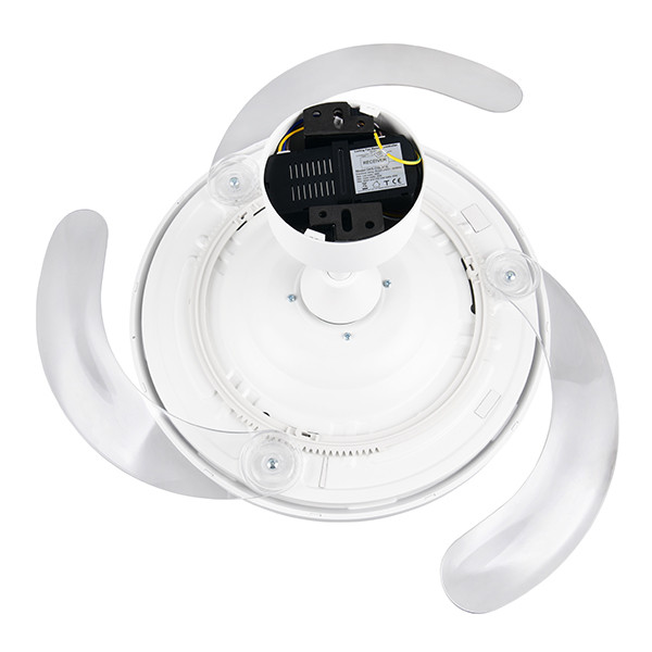Plafondventilator met LED lamp | Kasfjord | Ø 106.5 cm | 2700-6500K | Inklapbare bladen | Wit | 30W | Trio Lighting LTR00858 - 5