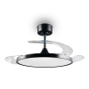 Plafondventilator met LED lamp | Kasfjord | Ø 106 cm | 2700-6500K | Inklapbare bladen | Zwart | 30W | Trio Lighting LTR00857 - 3