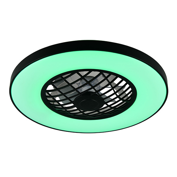 Plafondventilator met LED lamp | Linköping | Ø 59 cm | 2700-6500K | Zwart | 45W | Trio Lighting LTR00859 - 4