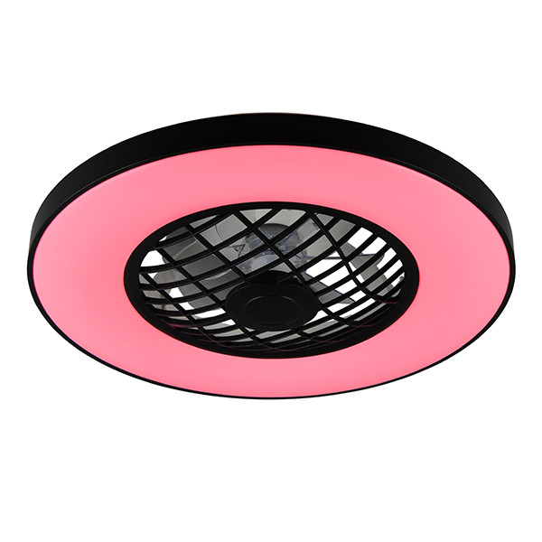 Plafondventilator met LED lamp | Linköping | Ø 59 cm | 2700-6500K | Zwart | 45W | Trio Lighting LTR00859 - 5