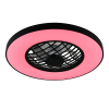 Plafondventilator met LED lamp | Linköping | Ø 59 cm | 2700-6500K | Zwart | 45W | Trio Lighting LTR00859 - 5