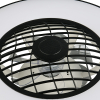 Plafondventilator met LED lamp | Linköping | Ø 59 cm | 2700-6500K | Zwart | 45W | Trio Lighting LTR00859 - 6