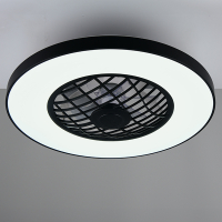 Trio Plafondventilator met LED lamp | Linköping | Ø 59 cm | RGB + 2700-6500K | Zwart | 45W | Trio Lighting  LTR00727