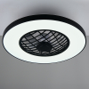 Trio Plafondventilator met LED lamp | Linköping | Ø 59 cm | RGB + 2700-6500K | Zwart | 45W | Trio Lighting  LTR00727 - 1