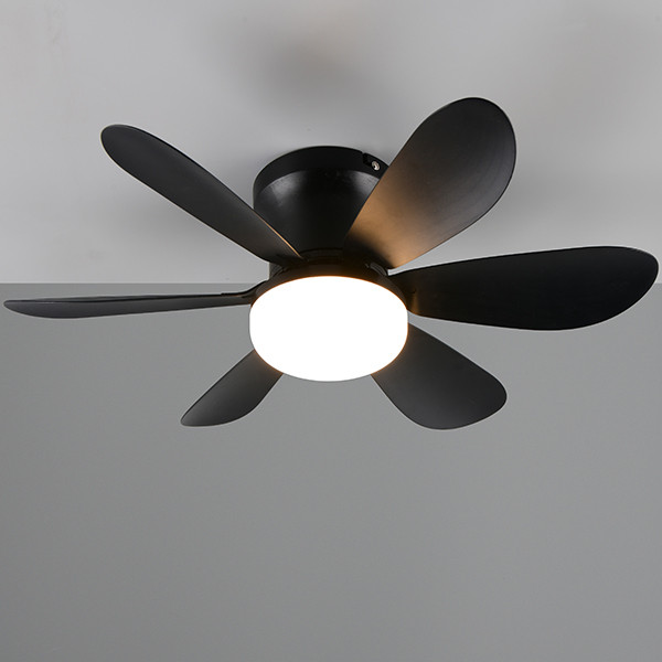Trio Plafondventilator met LED lamp | Lund | Ø 53 cm | 2700-6500K | Zwart | 8W | Trio Lighting  LTR00723 - 2