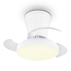 Plafondventilator met LED lamp | Moss | Ø 41 cm | 2700-6500K | Inklapbare bladen | Wit | 13W | Trio Lighting LTR00851 - 1