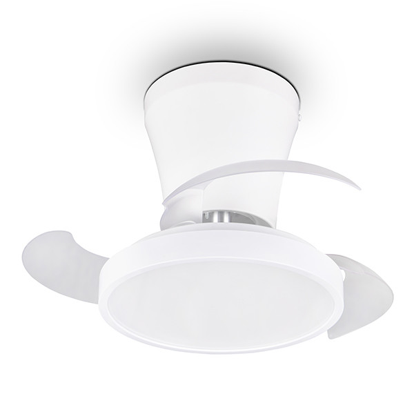 Plafondventilator met LED lamp | Moss | Ø 41 cm | 2700-6500K | Inklapbare bladen | Wit | 13W | Trio Lighting LTR00851 - 4