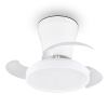 Plafondventilator met LED lamp | Moss | Ø 41 cm | 2700-6500K | Inklapbare bladen | Wit | 13W | Trio Lighting LTR00851 - 4