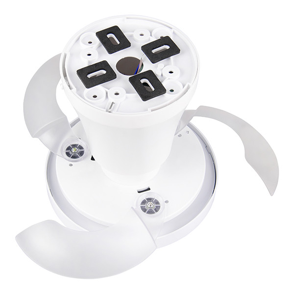 Plafondventilator met LED lamp | Moss | Ø 41 cm | 2700-6500K | Inklapbare bladen | Wit | 13W | Trio Lighting LTR00851 - 5