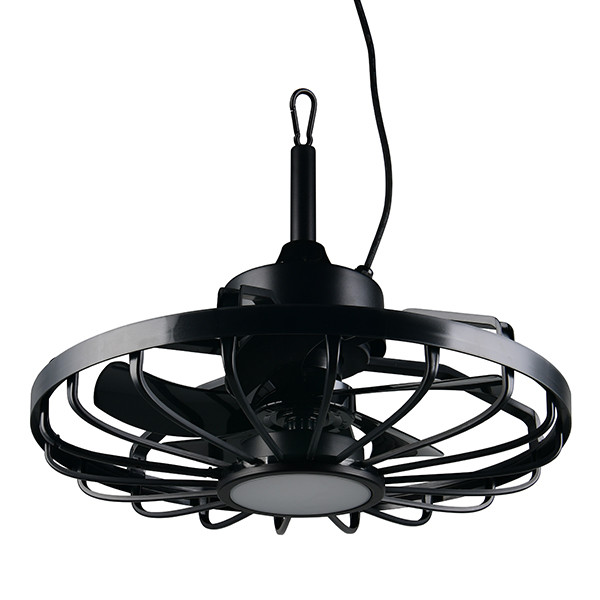 Plafondventilator met LED lamp | Oslo | Ø 51 cm | 2700-6500K | Zwart | 20W | Trio Lighting LTR00861 - 2
