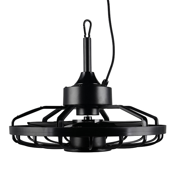 Plafondventilator met LED lamp | Oslo | Ø 51 cm | 2700-6500K | Zwart | 20W | Trio Lighting LTR00861 - 4