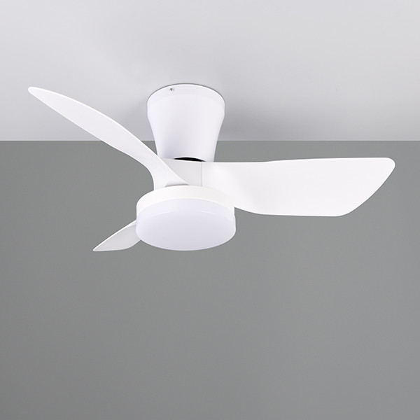 Trio Plafondventilator met LED lamp | Randers | Ø 76 cm | 2700-6000K | Wit | 20W | Trio Lighting  LTR00716 - 1