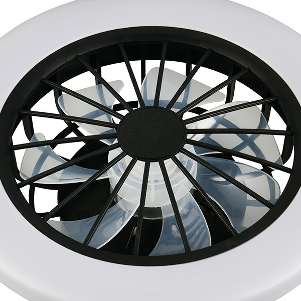 Plafondventilator met LED lamp | Rotsund | Ø 38 cm | 2700-6500K | Zwart | 22W | Trio Lighting LTR00854 - 3