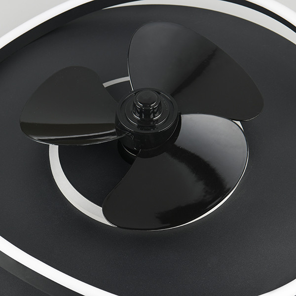 Trio Plafondventilator met LED lamp | Sortland | Ø 50 cm | 2700-6500K | Zwart | 30W | Trio Lighting  LTR00715 - 4