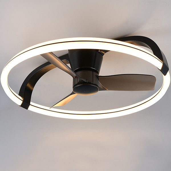 Trio Plafondventilator met LED lamp | Stockholm | Ø 73.5 cm | 2700-6500K | Zwart | 37W | Trio Lighting  LTR00714 - 2