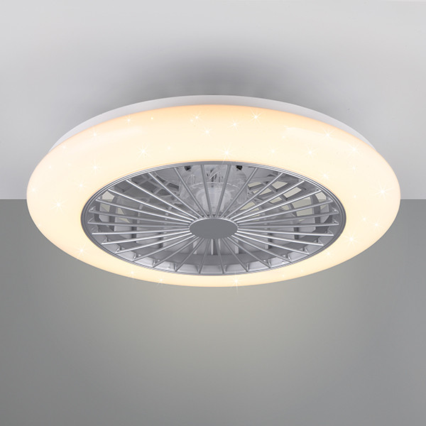 Trio Plafondventilator met LED lamp | Stralsund | Ø 49 cm | 2700-6500K | Wit | 30W | Trio Lighting  LTR00725 - 2