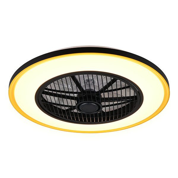 Plafondventilator met LED lamp | Varpulaa | Ø 55 cm | 2700-6500K | Zwart | 28W | Trio Lighting LTR00856 - 1
