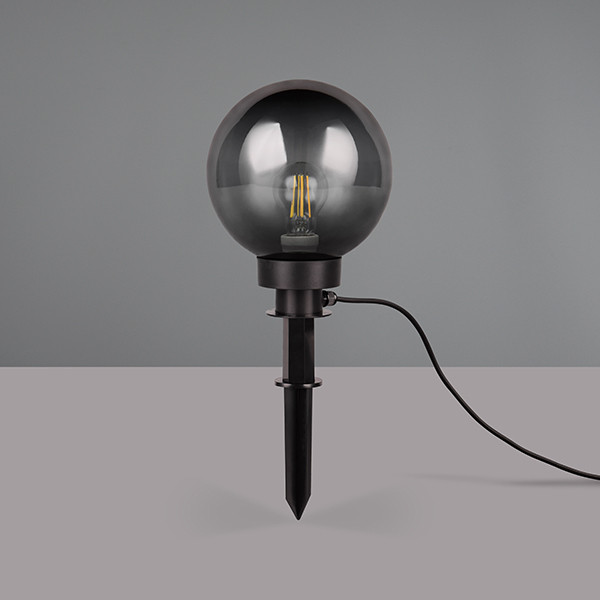 Trio Priklamp buiten E27 | Bolo | Ø 20 cm | IP44 | Rookkleur | Trio Lighting  LTR00468 - 1