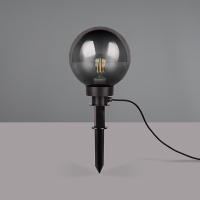 Trio Priklamp buiten E27 | Bolo | Ø 20 cm | IP44 | Rookkleur | Trio Lighting  LTR00468