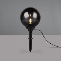 Trio Priklamp buiten E27 | Bolo | Ø 30 cm | IP44 | Rookkleur | Trio Lighting  LTR00469