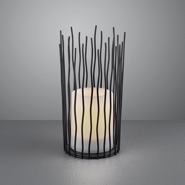 Trio Solar tafellamp | Coro | Zwart | 2W | Trio  LTR00217 - 1