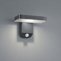 Trio Solar wandlamp met sensor | Esquel | Antraciet | 3000K | 4.5W | Trio  LTR00239