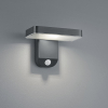 Solar wandlamp met sensor | Esquel | Antraciet | 3000K | 4.5W | Trio