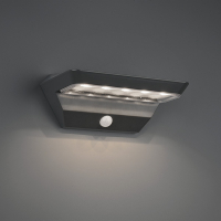 Trio Solar wandlamp met sensor | Mendoza | Antraciet | 3000K | 5W | Trio  LTR00241