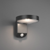 Solar wandlamp met sensor | Posadas | Antraciet | 3000K | 4.5W | Trio