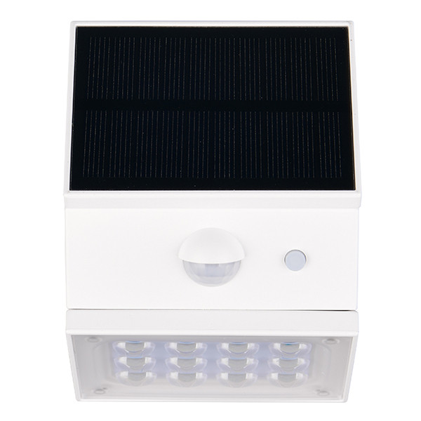 Solar wandlamp met sensor | Talca | Wit | 3000+4000+6000K | 2.5W | IP65 | Trio Lighting LTR00829 - 3