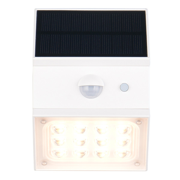 Solar wandlamp met sensor | Talca | Wit | 3000+4000+6000K | 2.5W | IP65 | Trio Lighting LTR00829 - 4