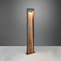 Trio Tuinlantaarn | Salmon | 100 cm | 3000K | IP44 | Zwart | 11W | Trio Lighting  LTR00417
