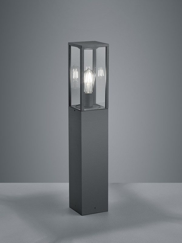 Tuinlantaarn E27 | Garonne | 80 cm | Antraciet | IP44 | Trio Lighting LTR00204 - 2