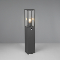 Trio Tuinlantaarn met sensor E27 | Garonne | 80 cm | IP44 | Antraciet | Trio Lighting  LTR00436