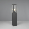 Trio Tuinlantaarn met sensor E27 | Garonne | 80 cm | IP44 | Antraciet | Trio Lighting  LTR00436 - 1
