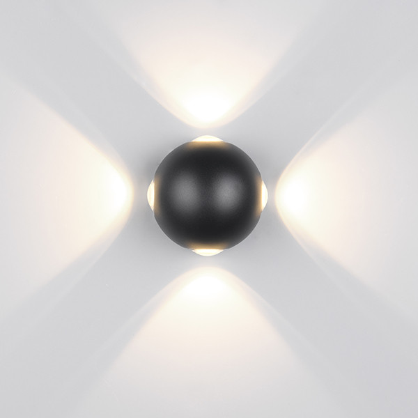 Trio Wandlamp buiten | Aviso 4 | 3000K | IP54 | Zwart | Trio Lighting  LTR00430 - 2