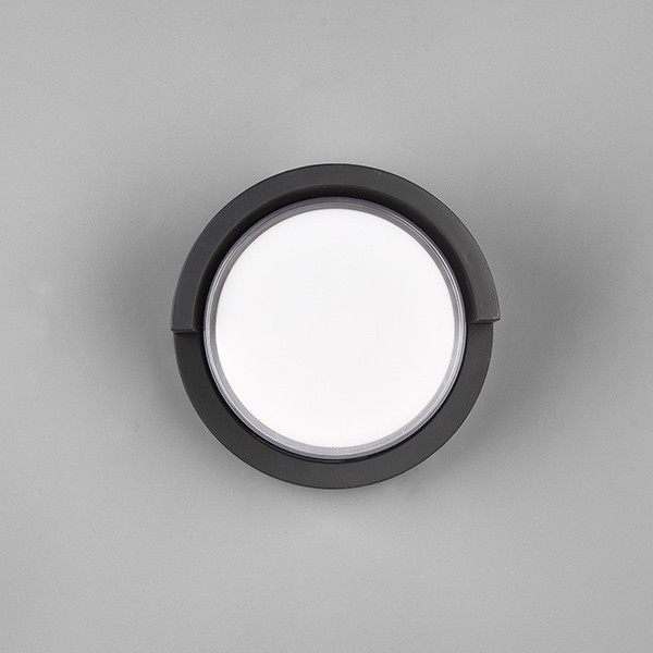 Trio Wandlamp buiten | Puno | Rond | 3000K | Zwart | IP54 | 8W  LTR00388 - 3