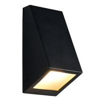 Wandlamp buiten GU10 | Braga | IP44 | Mat zwart | Trio Lighting LTR00826