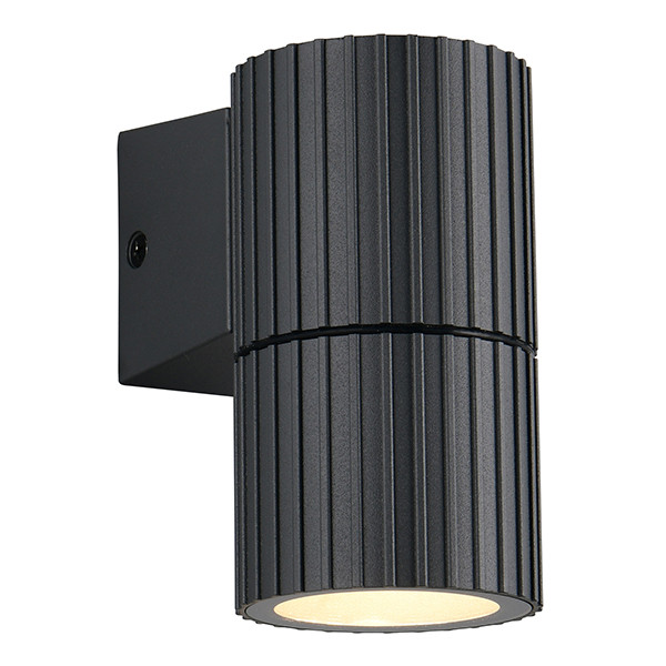 Wandlamp buiten GU10 | Parana | Ribbel | IP44 | Antraciet | Trio Lighting LTR00815 - 1