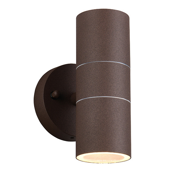 Wandlamp buiten GU10 | Turia | Up & Down | IP44 | Roestkleur | Trio Lighting LTR00818 - 1