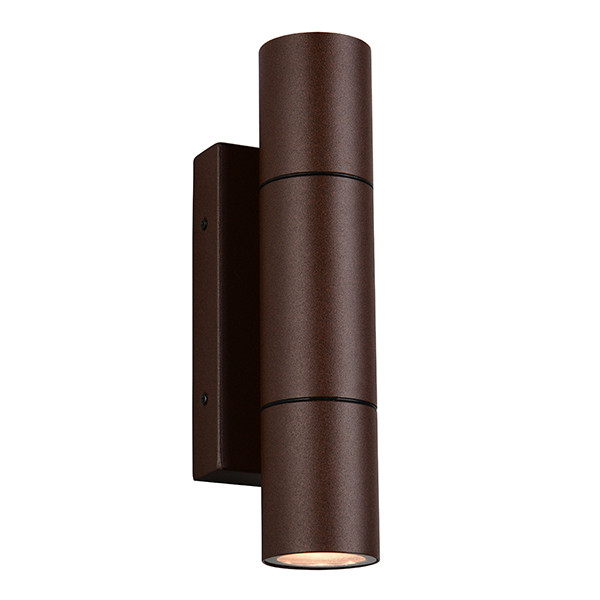 Wandlamp buiten GU10 | Yamuna | Up & Down | IP65 | Roestkleur | Trio Lighting LTR00824 - 1